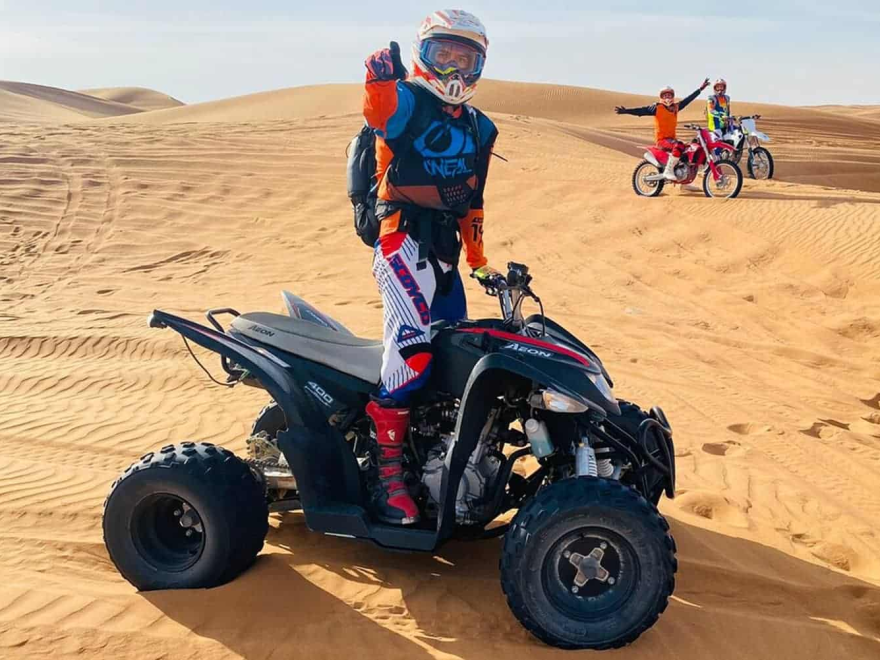 Dubai's Quad Biking Paradise: Conquering The Dunes